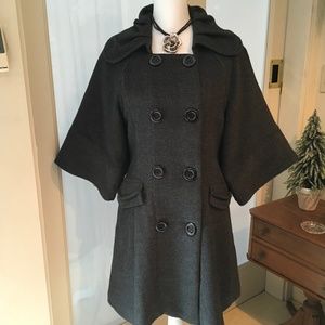 C. Luce dark grey double-breasted size S coat